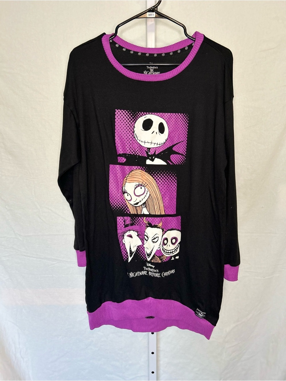 Disney The Nightmare Before Christmas Sweater Dress size Medium